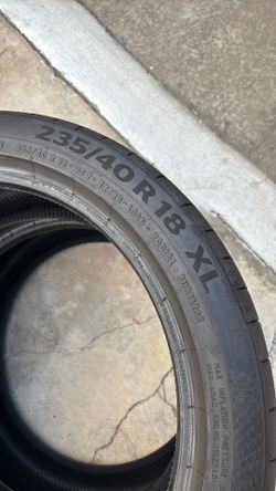 235/40r18 Continental Sport contact 6ssr