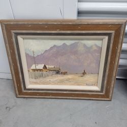 Karl E. Shulunov painting titled “Motherland” 1989