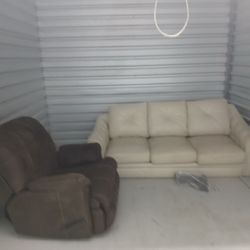 Like New Swivel Chair Rocker And Couch
