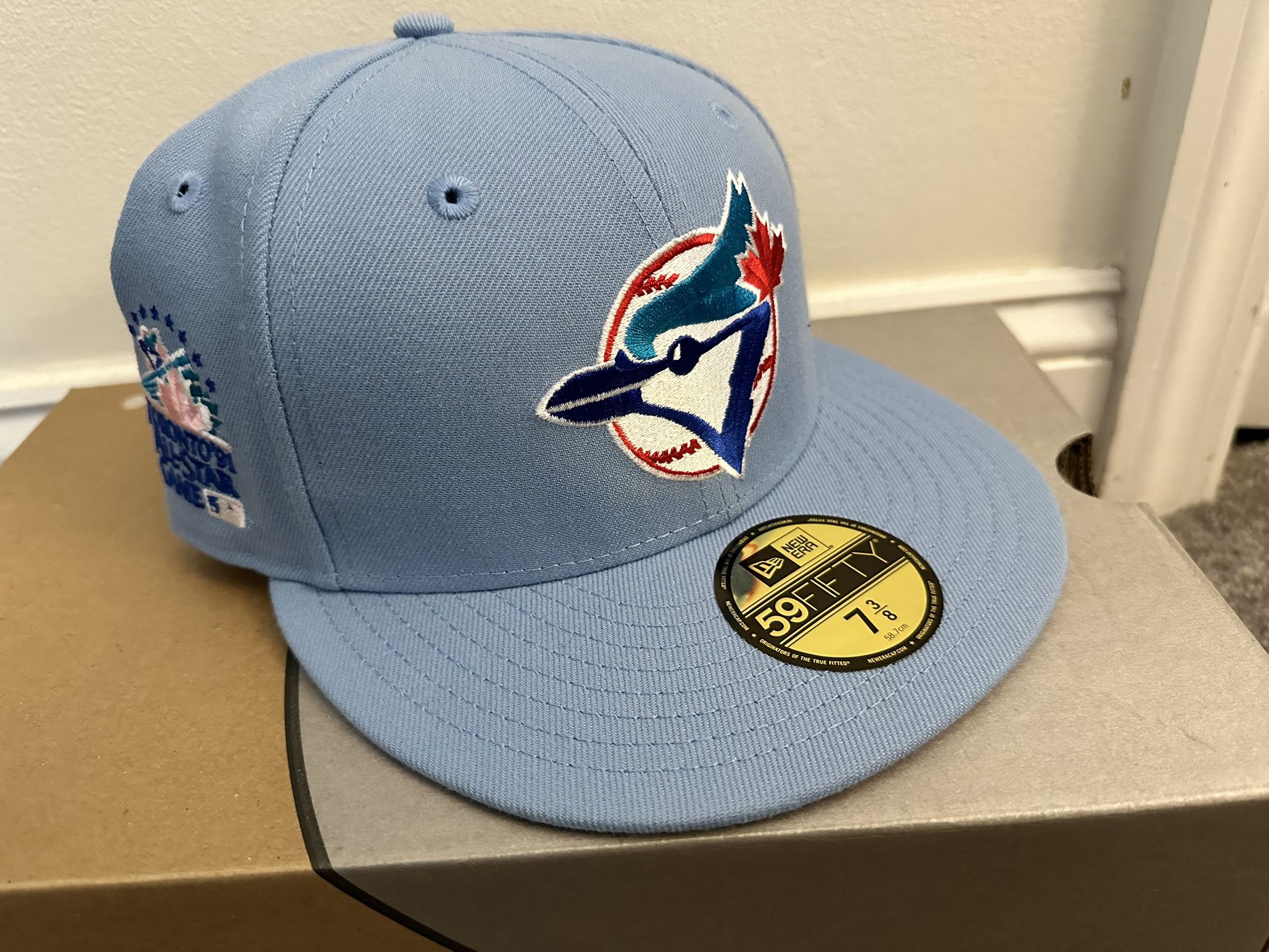Blue Jays Cotton Candy Sz 7 3/8 Brand new pink brim for Sale in Yonkers, NY  - OfferUp