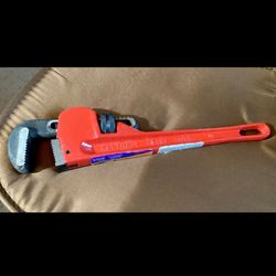 14 in. Heavy Duty Cast Iron Pipe Wrench with 2 in. Jaw Capacity