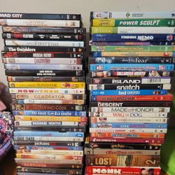 Collection Of Dvds And Blu-rays