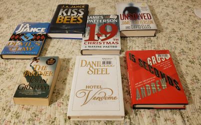 Mystery Books with James Patterson ,Daniel Steel & More