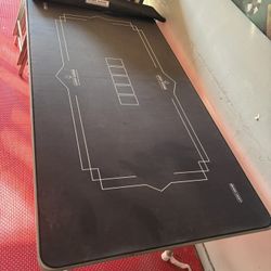 3 ft x 6 ft folding table with poker table top