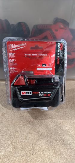 Milwaukee M18 RED LITHIUM XC 5.0 Battery - 48-11-1850
