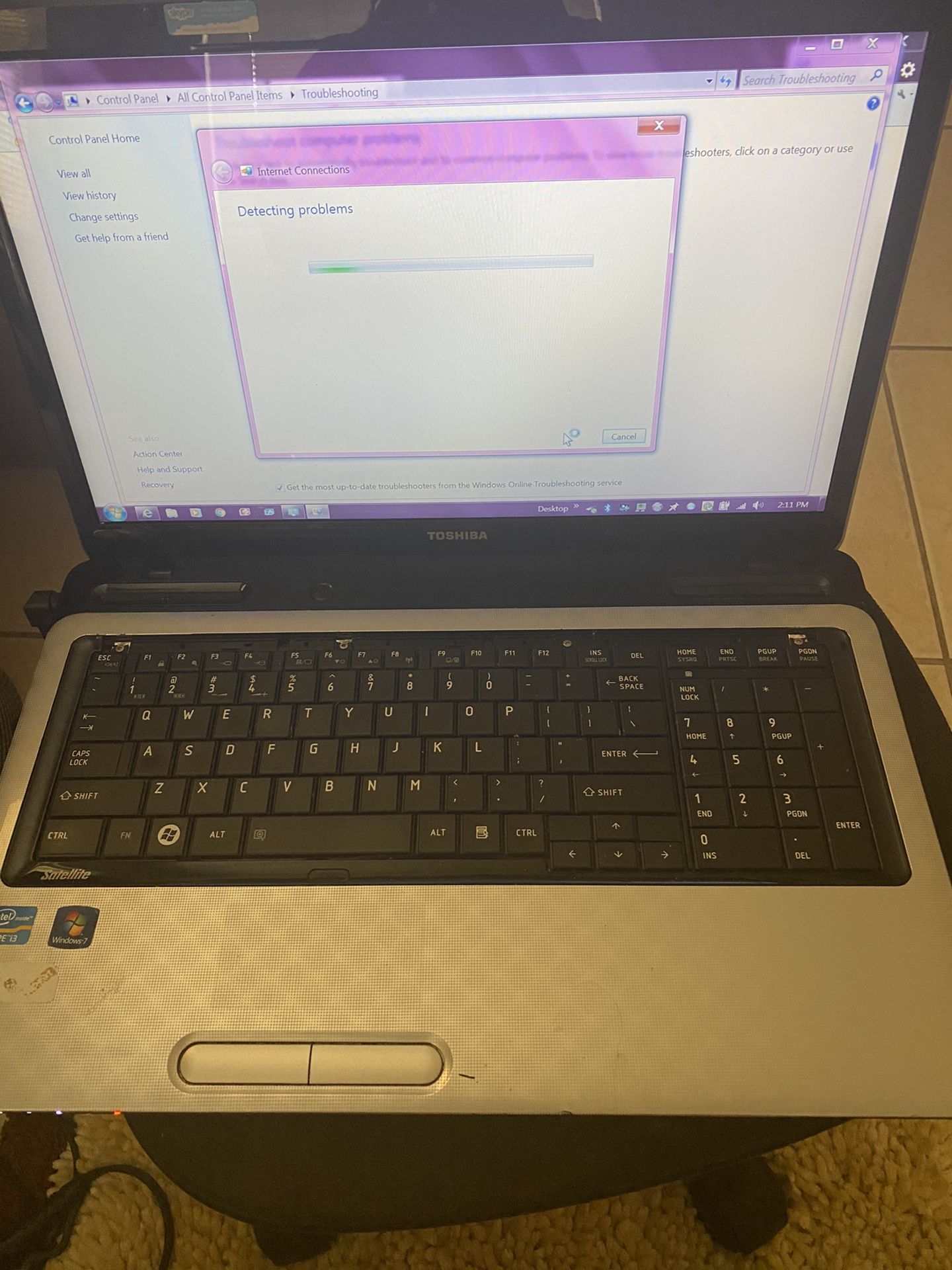 Laptop Toshiba