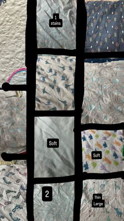 Huge Baby Receiving Blanket Lot - Gerber, Dinosaurs, Soft Flannel (9 Pack)