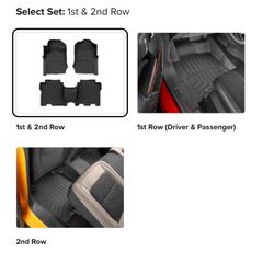 2021-2025 Ford Bronco 4 Door Weathertech HP Floor Liners