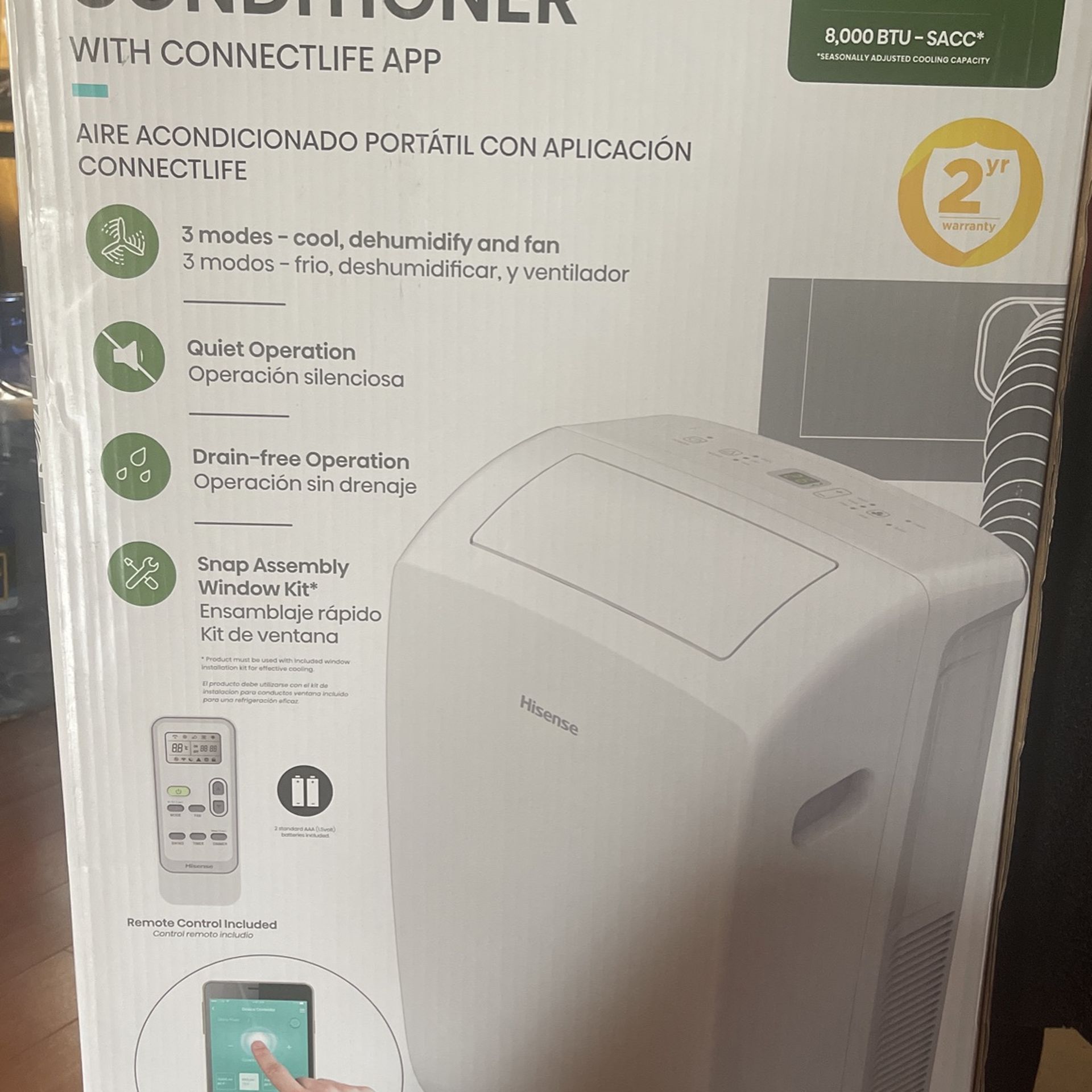 Portable Air Conditioner w/ Bluetooth 