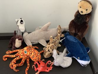 Sea plushies