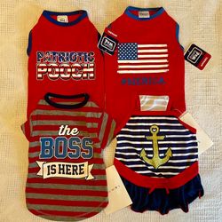 Patriotic Dog Clothes - S