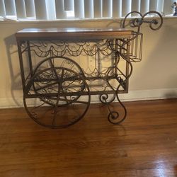 Wood/steel Wine Rack