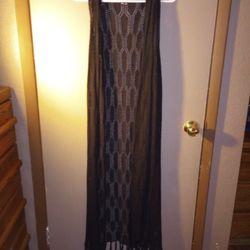 Floor Length Sweater Cover Up