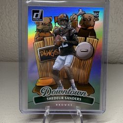 *CLEAN* See pics* Shedeur Sanders 2025 Donruss Downtown SSP Case Hit Rookie #17