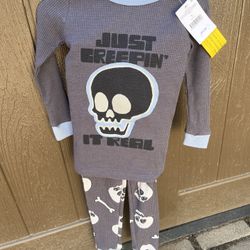 Toddler Spooky Pajamas New/ Glow In The Dark