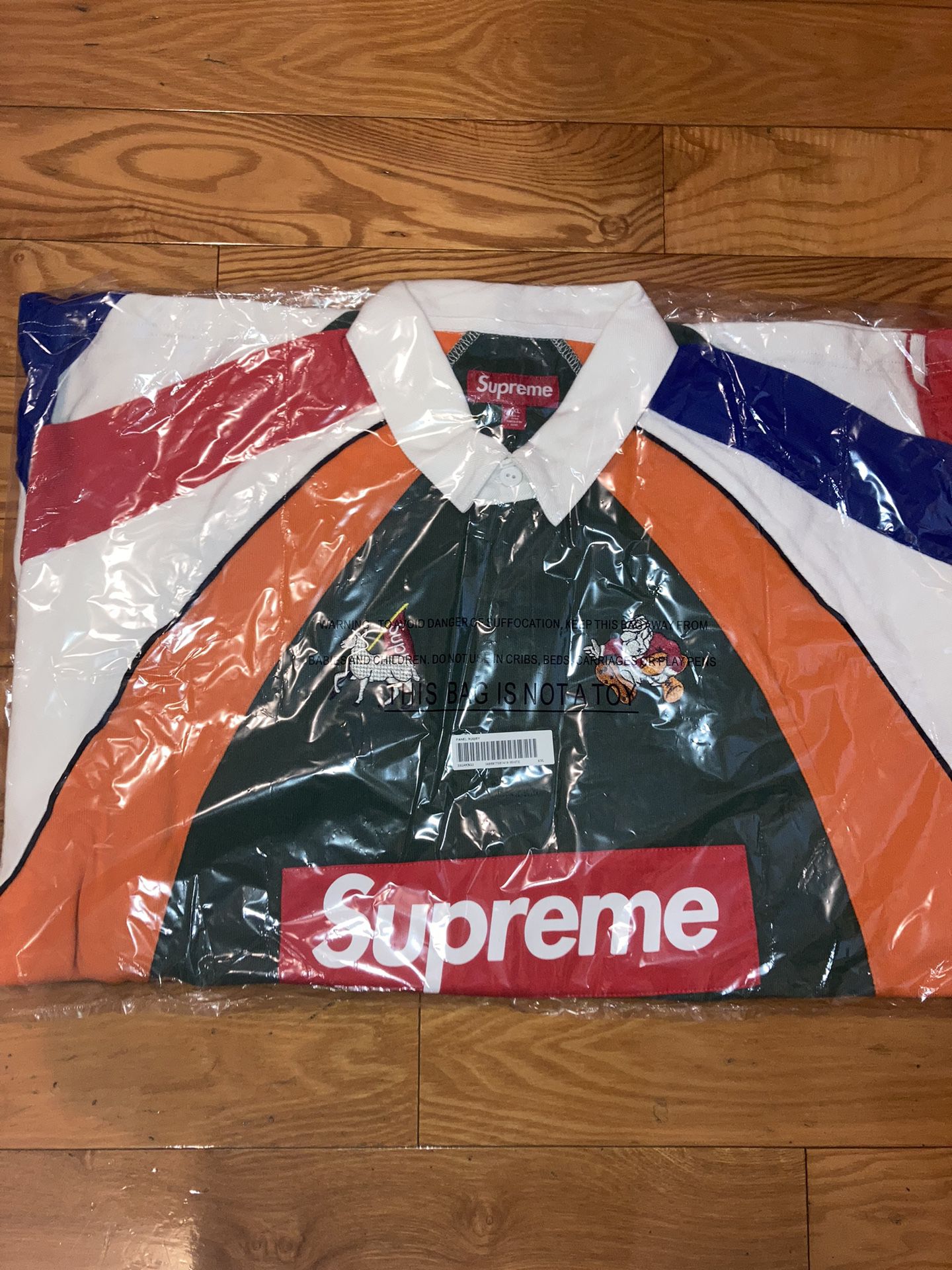 Supreme SS24 Rugby Multicolor Size XXL
