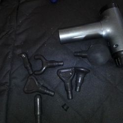 Brand New Massage Gun With Parts