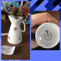 Miniature china pitcher from Germany