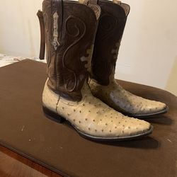 Wester boot  avestruz original size 12