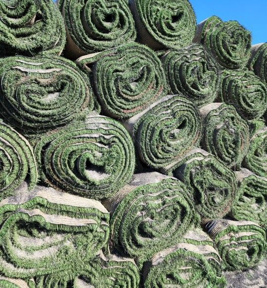 ALL GREEN USED ARTIFICIAL GRASS / ONLY $200 PER ROLL / SYNTHETIC GRASS