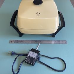 Vintage Sears electric skillet