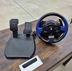Thrustmaster T150 Force Feedback Racing Wheel & Pedals (PS5/PS4/PC) - Excellent Condition