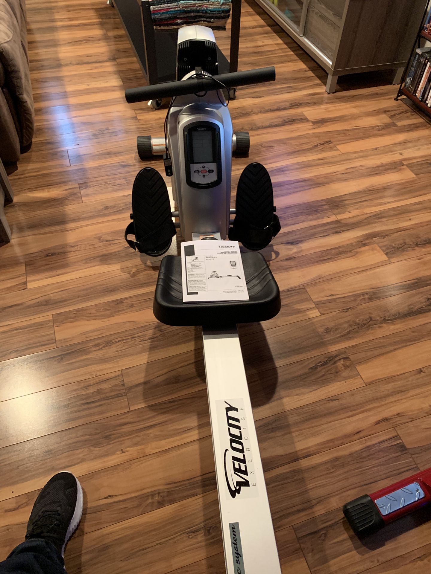 Velocity Rower w/magnetic system and electronic readout - like new