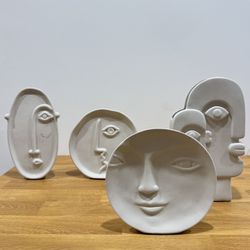 Face Art Vases