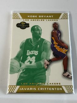 Kobe Bryant/javaris Crittenton Basketball Card