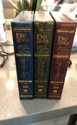 Lord of the Rings - special extended dvd edition