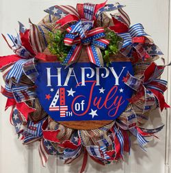 Fourth of July Wreath