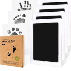 4-Pack Inkless Baby Hand and Footprint Kit