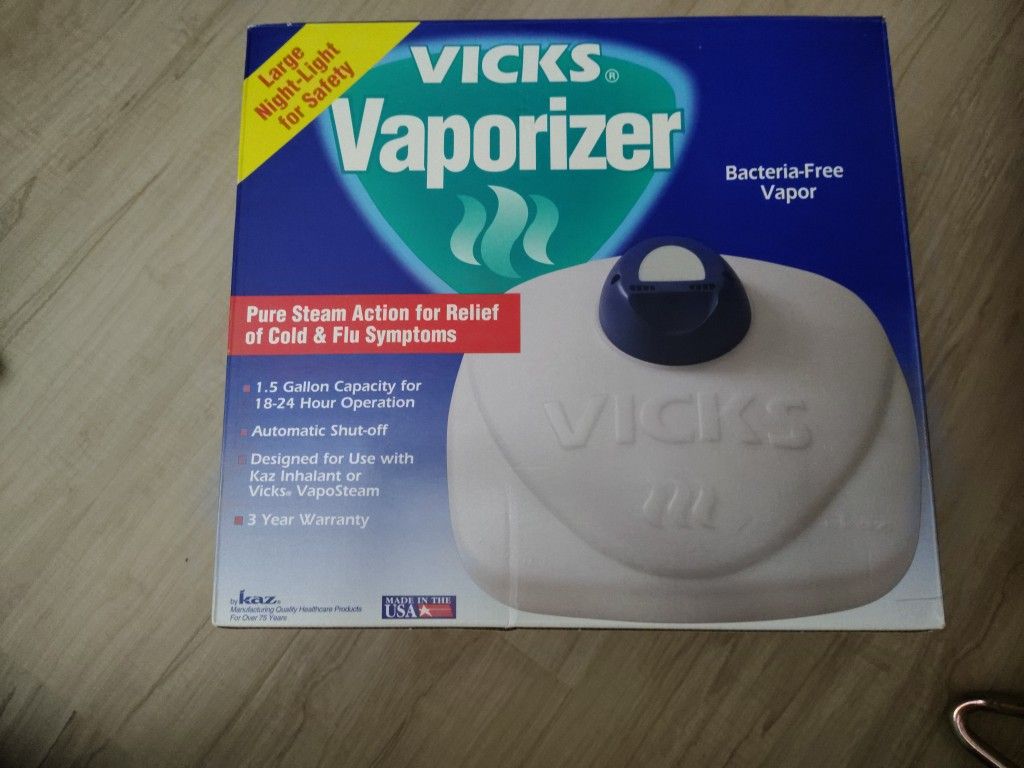 Vicks Vaporizer Bacteria-free Vapor