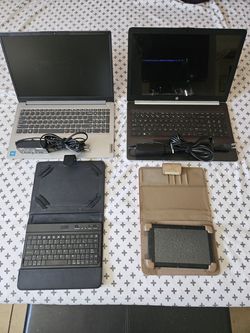 Laptops tablet and keyboard