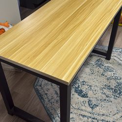 50” Mid-Century Modern Wood Desk – Studio / Home Office – $60
