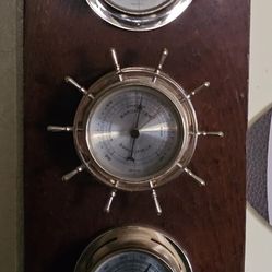 Barometer, Temperature,Humidity Plaque 