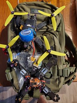 Racing drones and parts