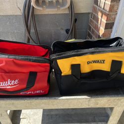 Milwaukee And Dewalt  Bags