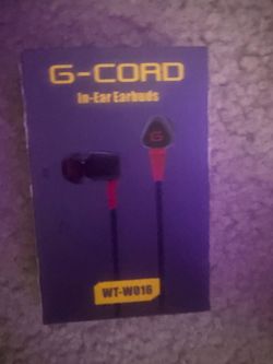 G-Cord WT-W816 In-Ear Earbuds