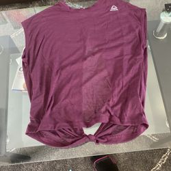 Reebok Tank With Open Back Never Worn Size Small