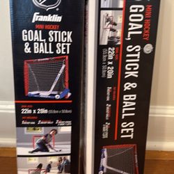 Hockey Stick & Goal Set / Pair Of 2