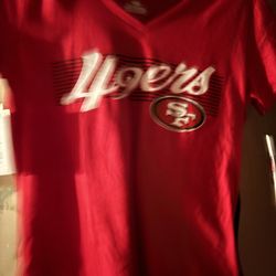 49ers Small Red Tee Shirt