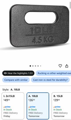 10 lb weight plate - cash only