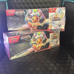 (2) Pokémon Prismatic Evolutions 2 Pack