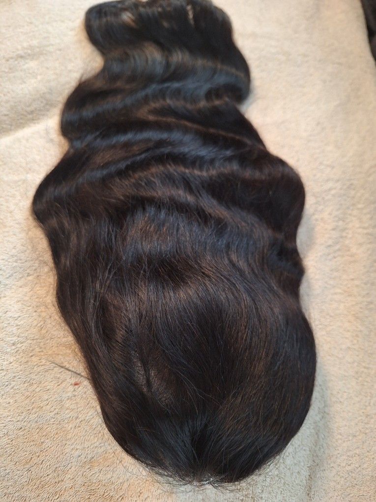 100 Percent Pure Human Hair Lace Front Wig 