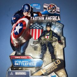 Captain America Battlefield Action Figure