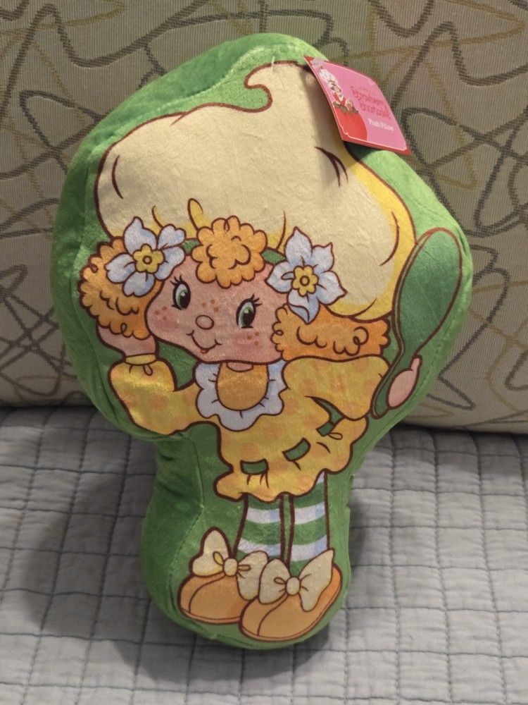 Strawberry Shortcake Lemon Meringue Figure Pillow Soft Cushy Vibrant Colors 7.5