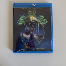 Disney Wish Blu-Ray + DVD - No digital