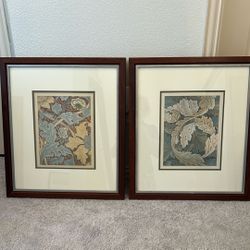 Framed Autumn Leaves Print Framed With Glass