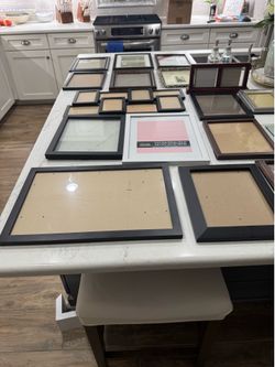 Large Picture Frame Lot – 51 Frames – Great for Home, Office, Classroom, or Craft Projects